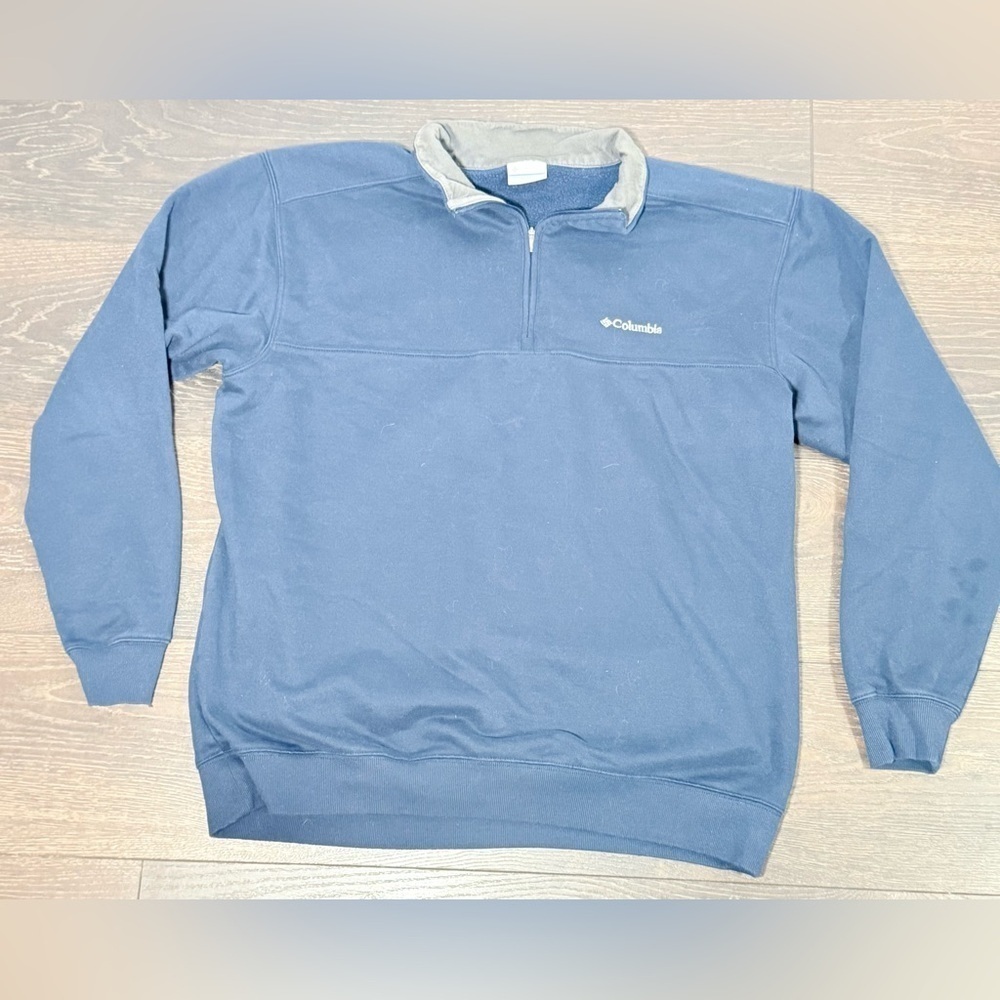 Columbia Men's Navy Zip-Up Sweater